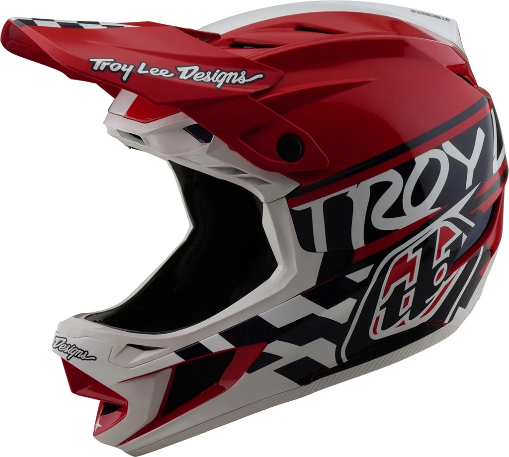 Casque D4 Polyacrylite Fifty-50 Mips Troy Lee Designs avec Visière