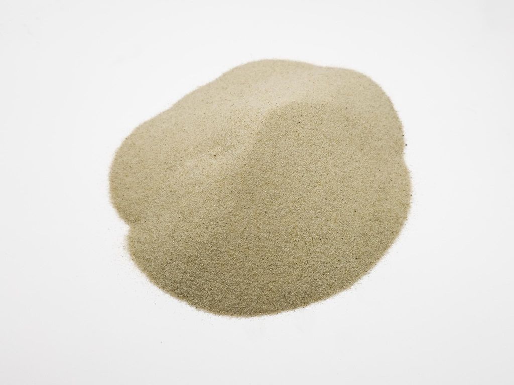 Quarzsand als Formgrundstoff für Metallguss, Gewicht: 25 kg, Kombination: 1 kg Talkum