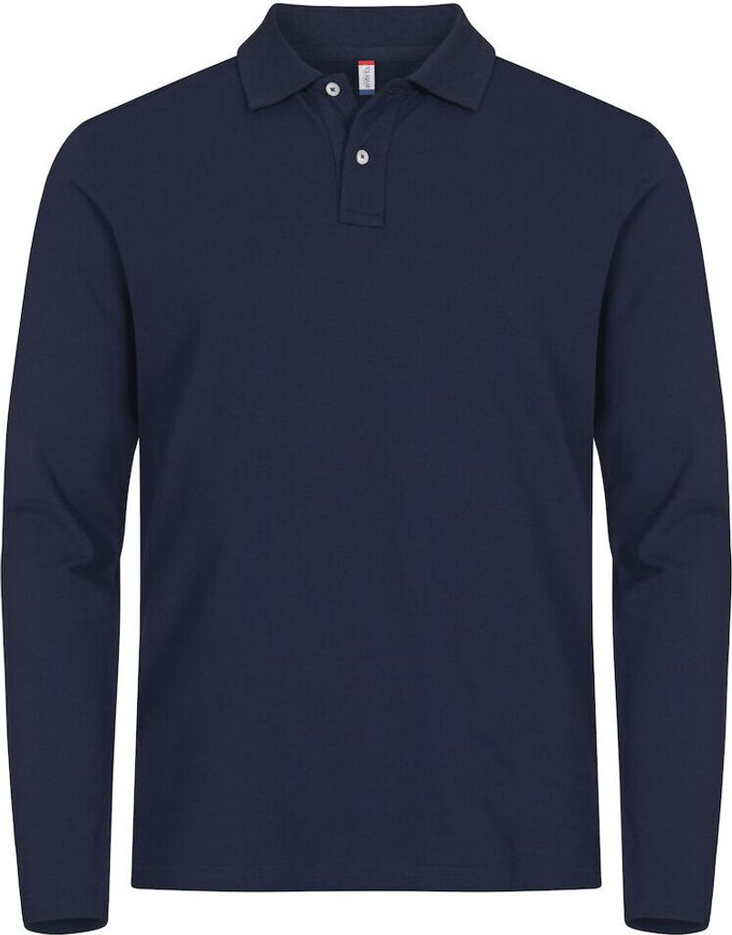 Clique Stretch Premium Polo L/S Produktbild 