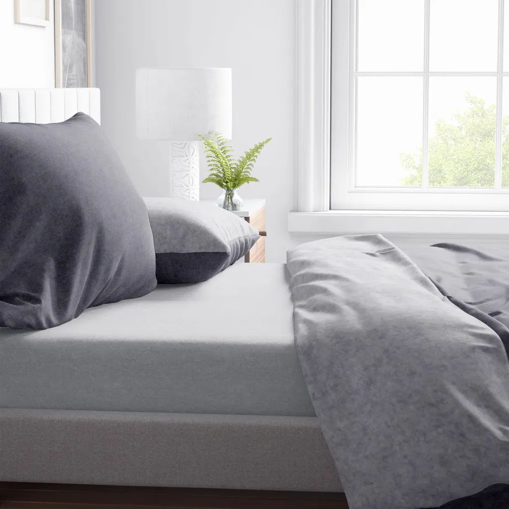 Lenzuolo Sleepling Castoro 90x200 Grigio Cotone 100% Invernale - 2