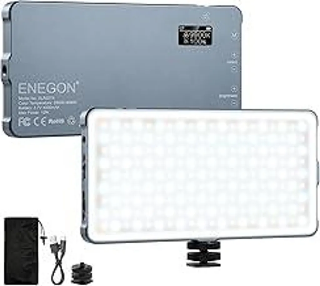 Recensione ENEGON LED Video Light 4000mAh: Luce Bicolore DSLR Professional