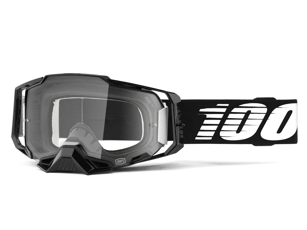 Lunettes de moto 100% MX Cross Armega masque écran clair performant