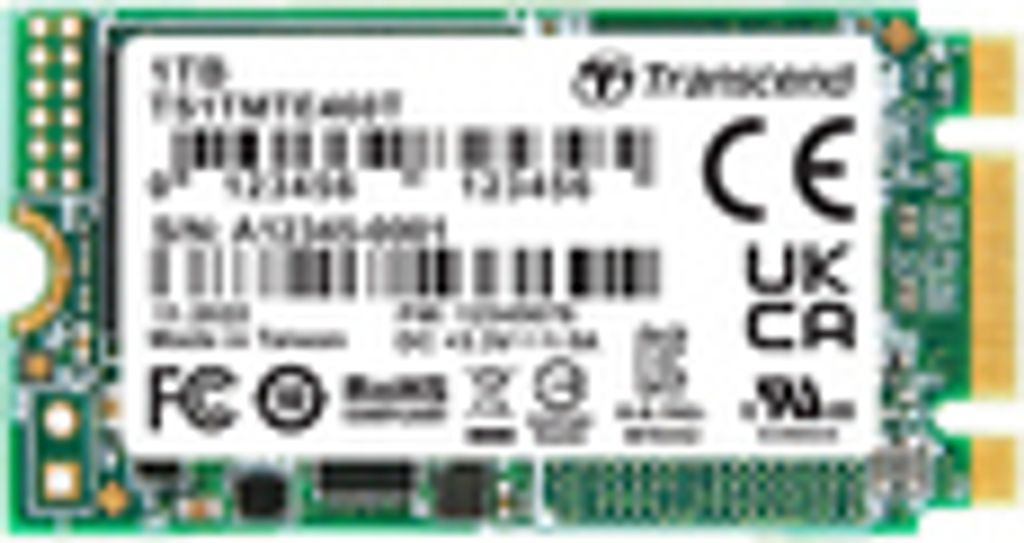 Transcend MTE460T 512 GB Interne M.2 PCIe NVMe SSD 2242 3.0 x2