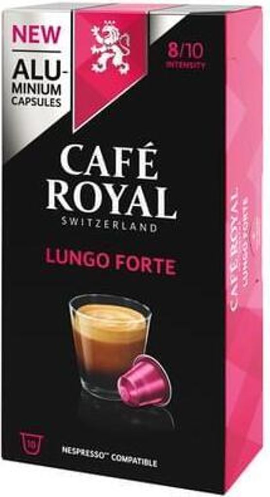 Café Royal Lungo Forte 10 capsules compatibles Nespresso Image du produit 