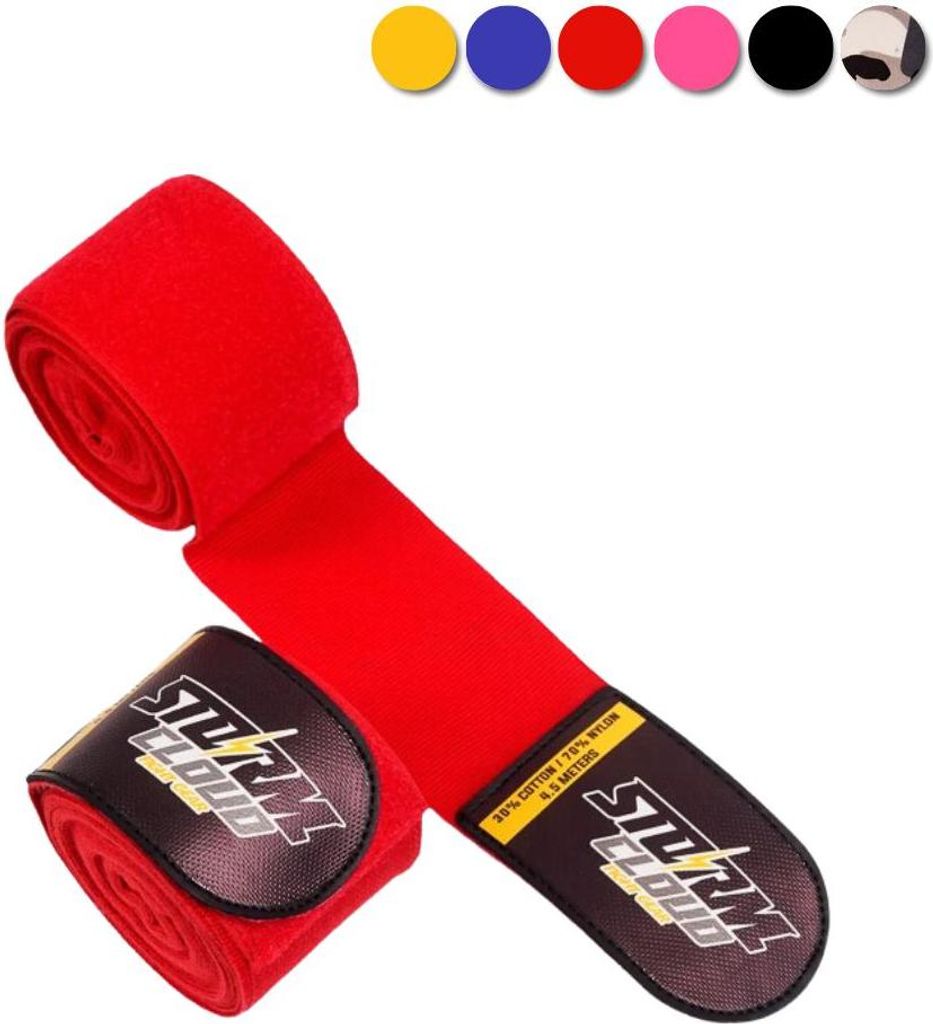 StormCloud HWX-R PREMIUM Boxbandagen Rot 4,5m