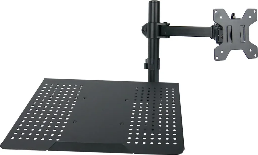 Support moniteur et PC portable SolidHand LM01 en acier ajustable - 4