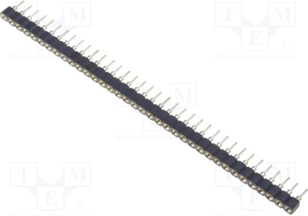 1x Sockel: vergoldet SMC-1-36-1-GT Präzisionssockel THT PIN: 36