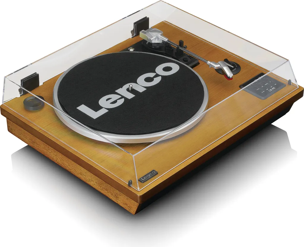 Platine Vinyle Lenco LS-55WA : Écoutez, Convertissez et Diffusez en Bois
