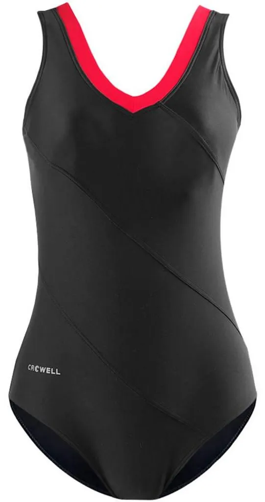Maillot de bain Crowell Angie MR78545 noir et rouge - Taille 42 DE