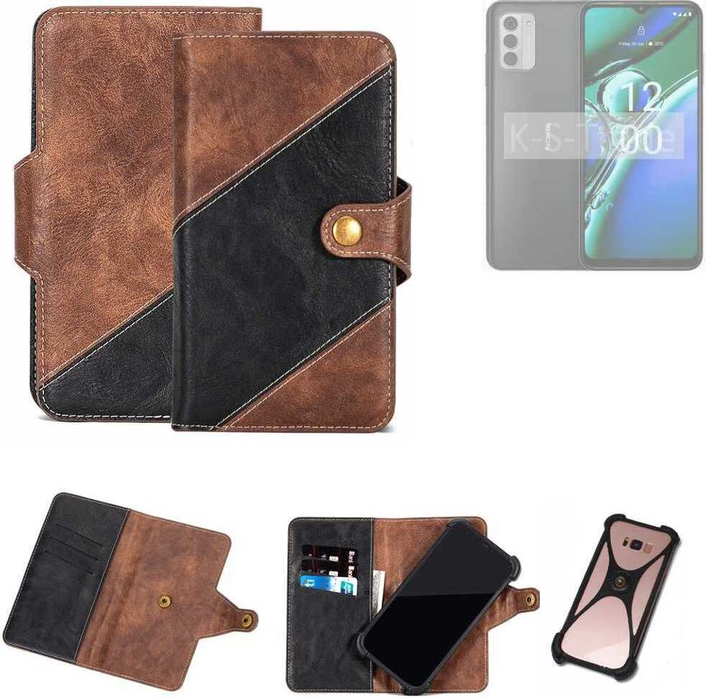 K-S-Trade Handyhülle Schutzhülle Bookstyle Case kompatibel mit Nokia G42 Klapphülle Cover Hülle Schutztasche 1x