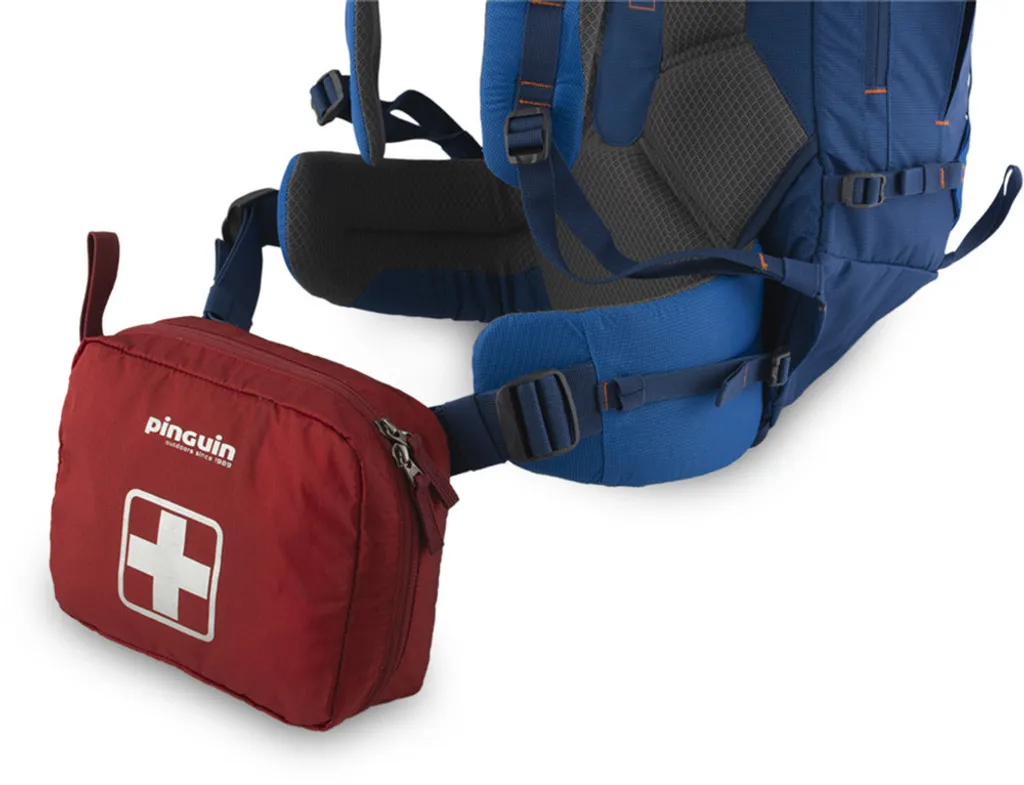 Kit de secours médical Pinguin L avec compartiments pour le camping