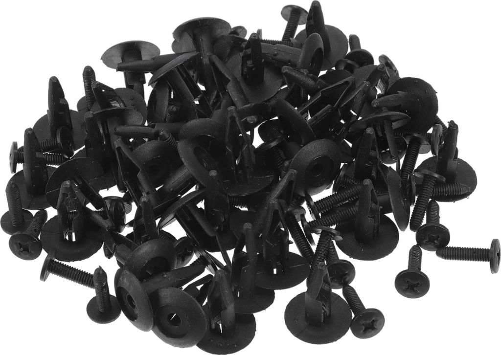 Auto-Frontkotflügelrockclip für Ford Edge 2007-2014 Langlebig Nr. 20664092/RYQ500070/N804570S | Stoßtyp Kunststoffhalterungsnieten Schwarz 50 St...