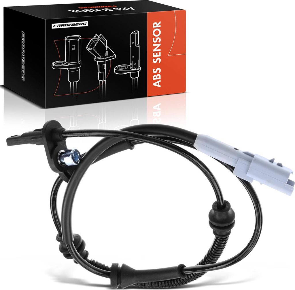 Frankberg 1x ABS Sensor Vorderachse beidseitig für Citroën C4 Grand Picasso II Spacetourer Peugeot 308 SW Bj ab 2013