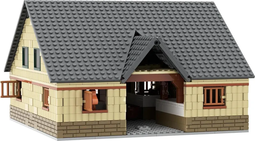 Jeu de construction Brixies Plus Grange multicolore de 650 pièces