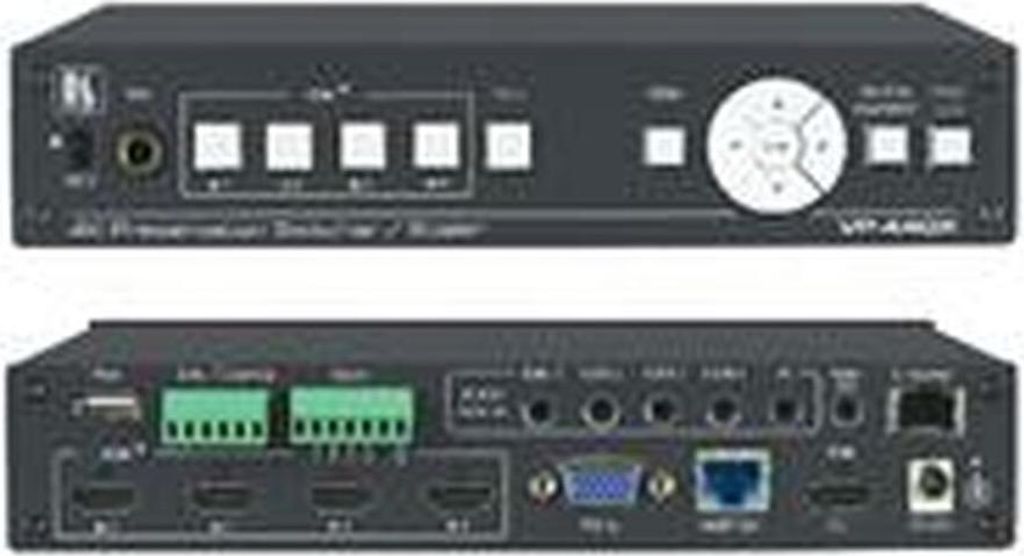 Kramer Electronics VP-440X, Czarny, 640 x 480, 800 x 600, Zdjęcie produktu 