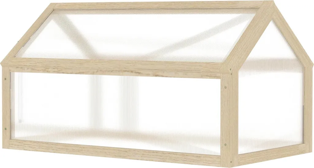 Regala un Orto d'Inverno: Mini Serra Aosom in Legno 90x52 cm