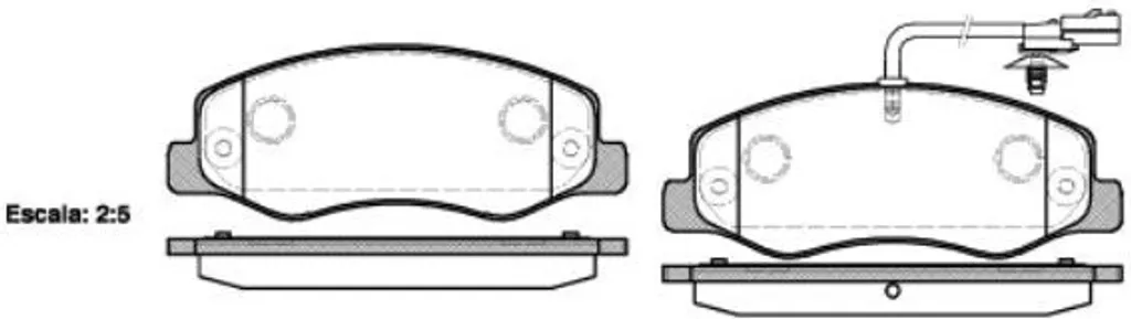 Stop bruits de freinage : Plaquettes arrière Dr!ve+ pour Movano B X62
