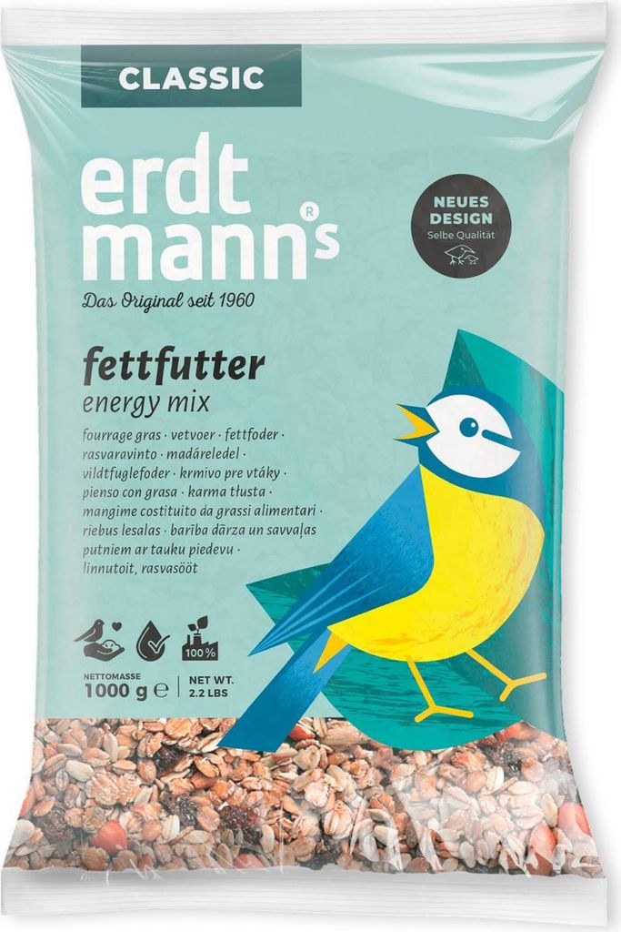 Erdtmanns Fettfutter, Gemisch, 1 kg, Universal Produktbild 