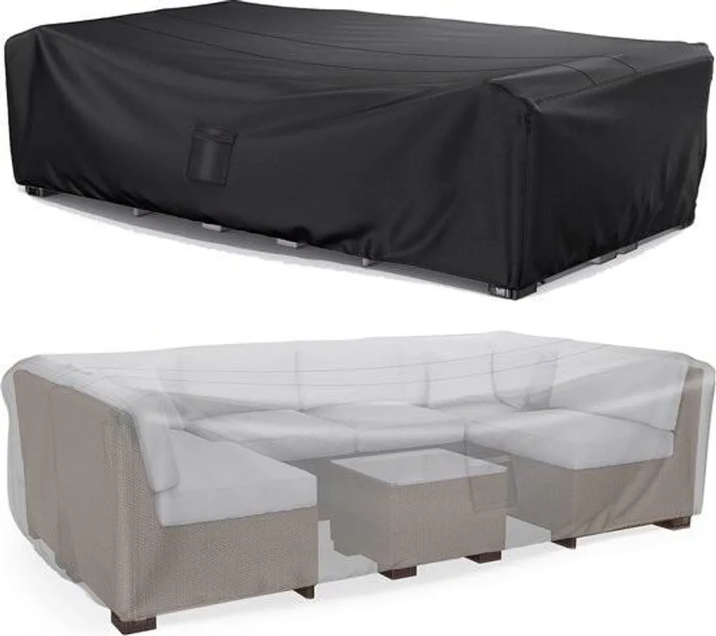 Housse de table de jardin imperméable et anti-UV avec aérations pro
