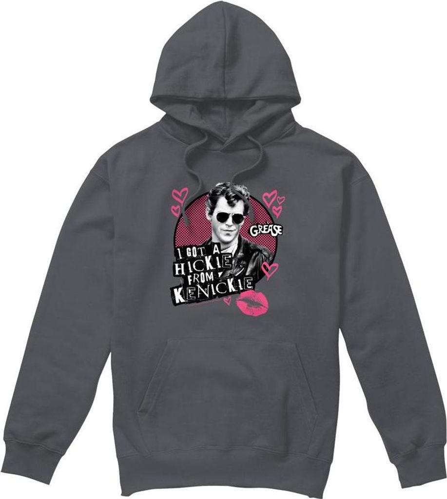 Grease - Kapuzenpullover für Herren TV9038 (S) (Holzkohle)