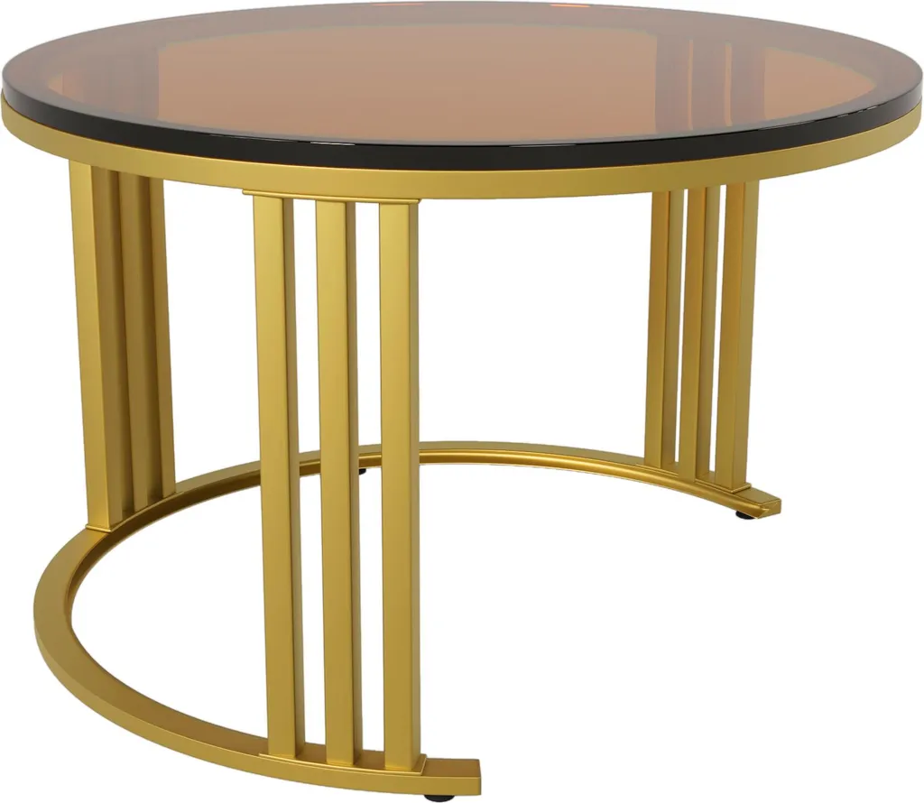 Table basse double gain de place avec rangements fermés intégrés - 9