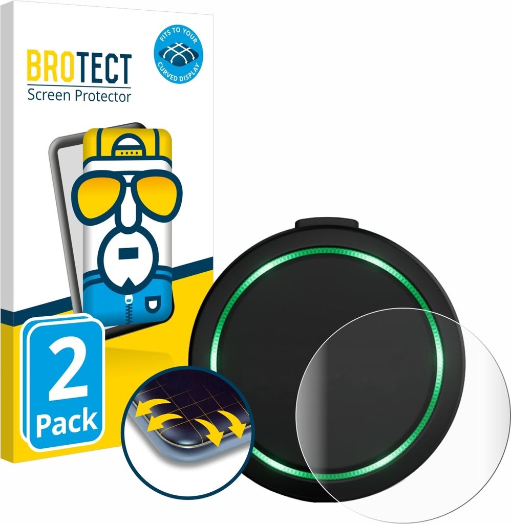 2x BROTECT Fullscreen Schutzfolie für OOONO CO-Driver NO2 2024 Displayschutz Folie Fullcover Klar Transparent