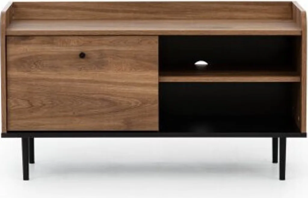 Tavolino per TV STEFANIE 1 Marrone Nero | Mobile TV Design Industriale