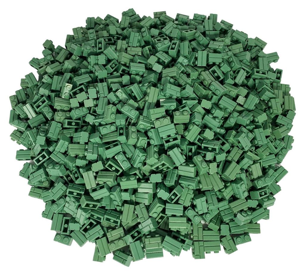 LEGO® 1x2 Mauersteine Bausteine Sandgrün - 98283 NEU! Menge Produktbild 