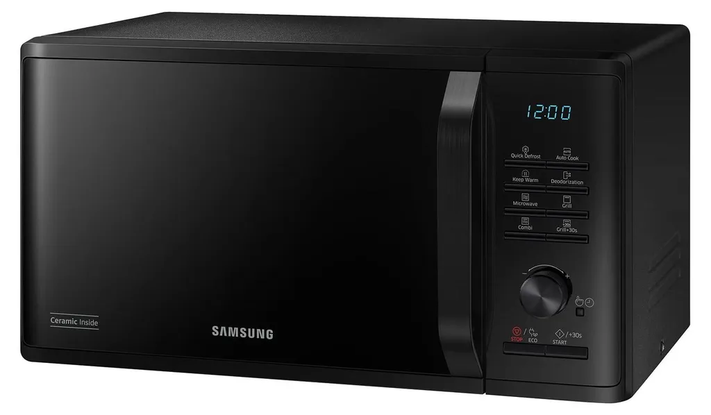 Micro-ondes combiné grill Samsung 23 litres noir avec cuisson rapide - 9
