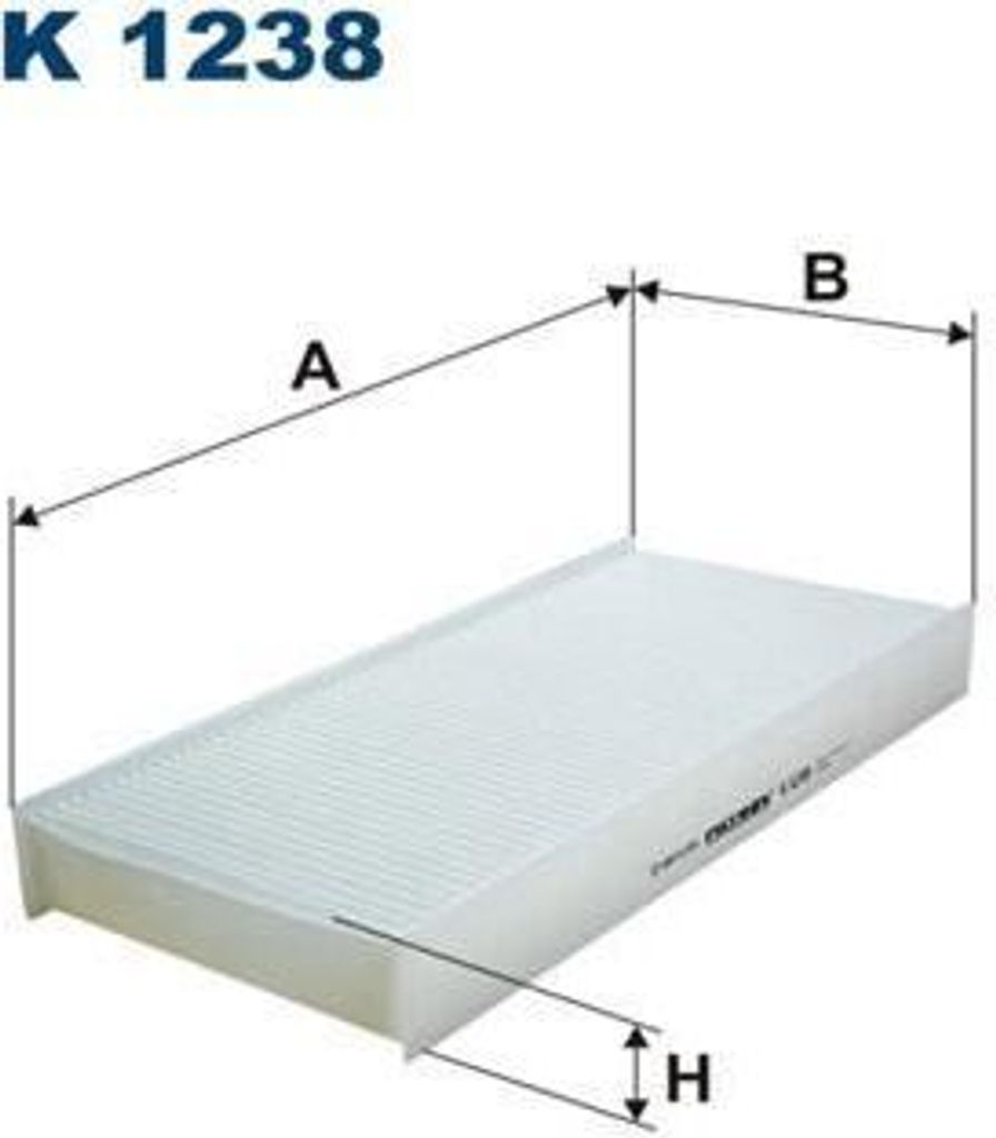 Innenraumfilter FILTRON K 1238 Produktbild 