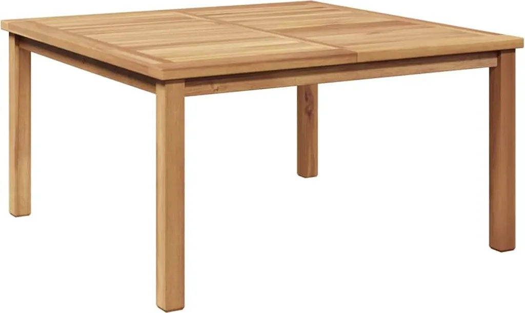 Tavolino Quadrato 85 cm in Teak Massello - Ideale per Famiglie