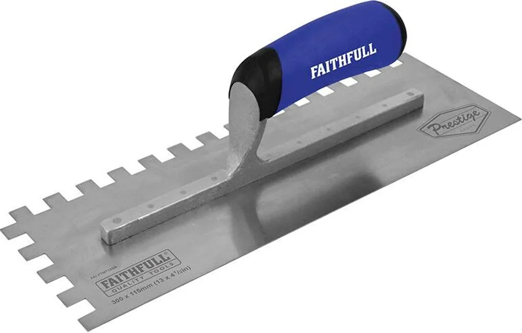 Platoir Dentelé Anti-Corrosion 330mm pour une Pose de Colle Uniforme