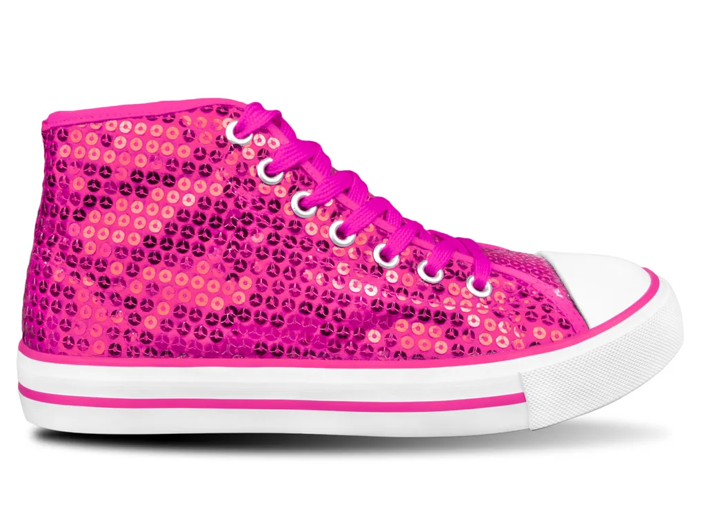 Produktbild von Damen Freizeit Sport Schuhe Sneaker Glitzer