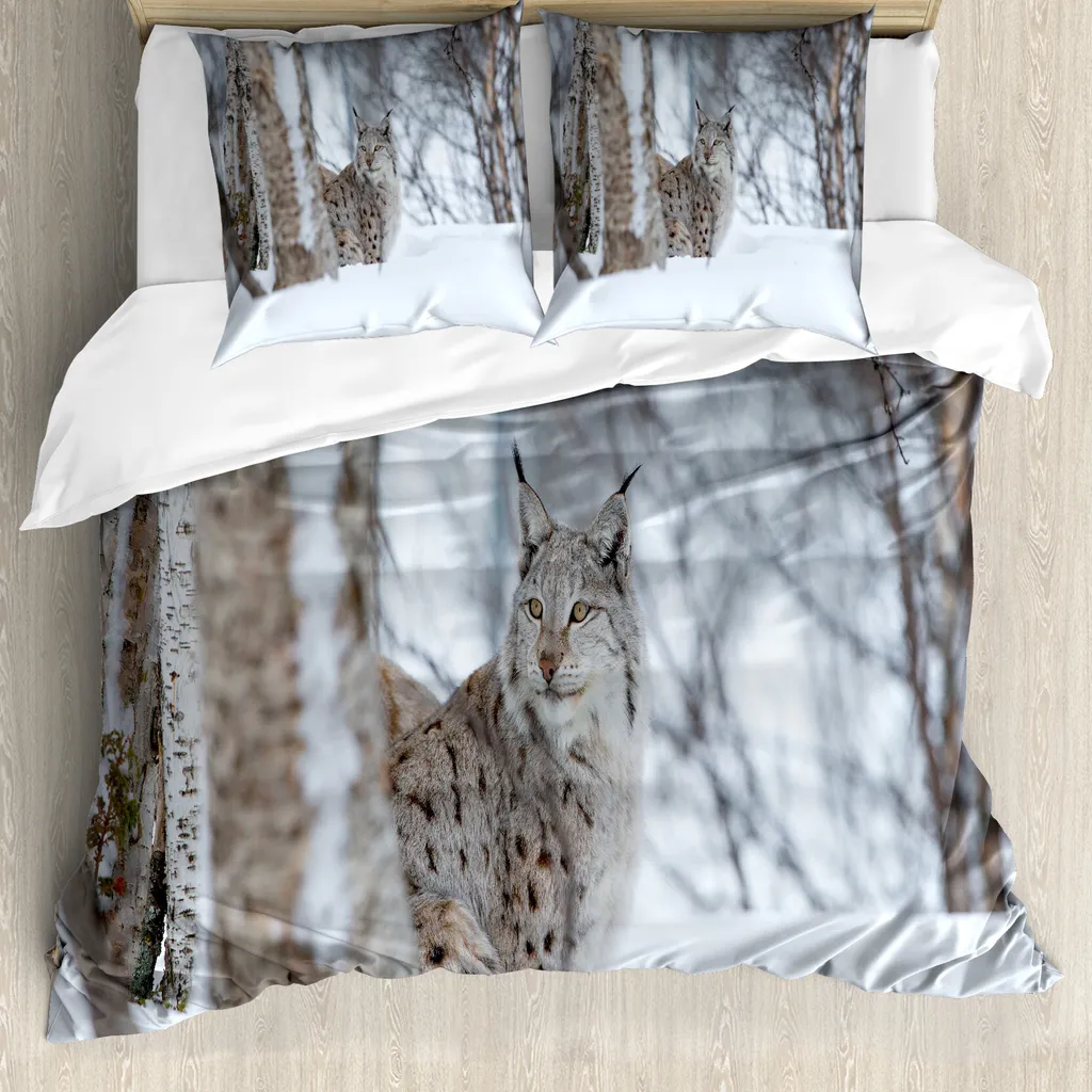 ABAKUHAUS Copripiumino Lince Europea 200x200 Antiacaro | Casa Shop