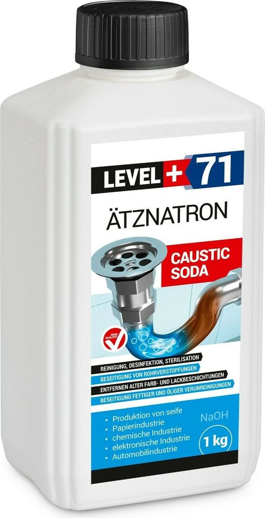 1kg RM71  Ätznatron, kaustisches Soda NaOH, Natriumhydroxid Produktbild 1