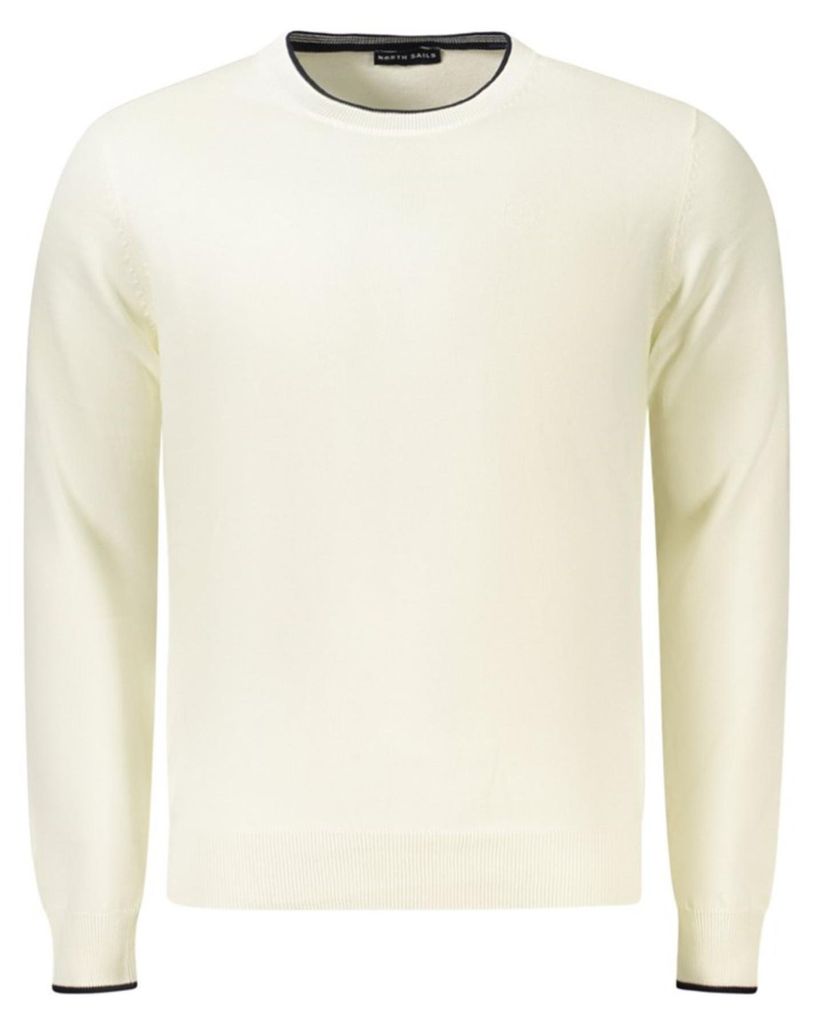 Herren Sweatshirt Weiß – Langarm, Rundhals & Ocean Positive Design