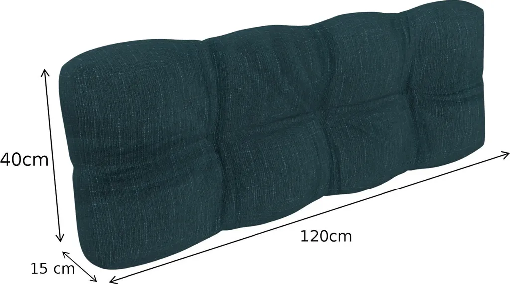 Cuscini Divano Pallet POKAR Verde Scuro | Set 6 Pezzi Comodi - 5