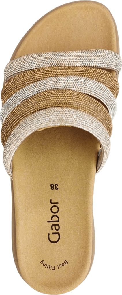 Gabor Klassische Pantoletten Damen 31373838333939 Gold 38 Produktbild 26