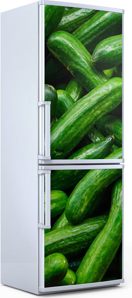 Magnete Dekorative - 60 cm x 180 cm - Küche Magnetmatte Kühlschrankmagnete - Grüne Salatgurken