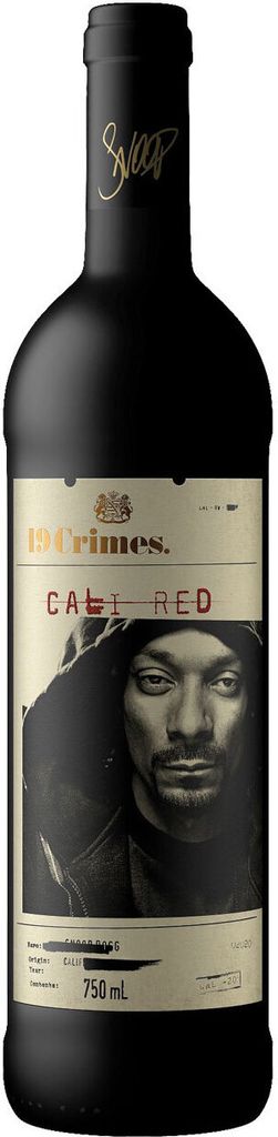 Snoop Dogg Cali Red Rotwein 0,75L (13% Vol) 19 Crimes Produktbild 