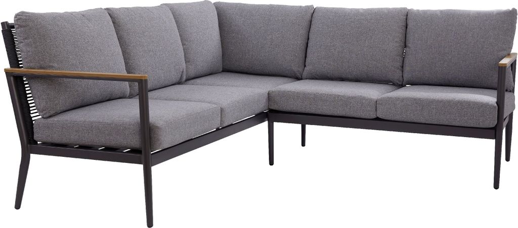 Loungeecke outdoor GENUA BHT 198x60x77 cm grau Garten-Sofa Loungesofa