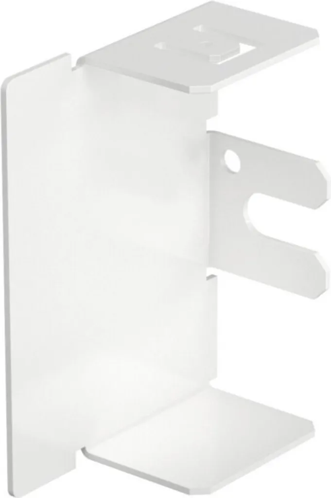 Embout de Finition Goulotte 40x60mm Blanc pour Gaine Électrique