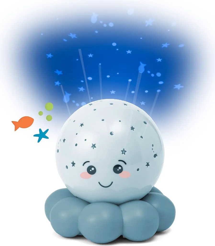 Veilleuse de Voyage Twinkles To Go Octo Bleu pour Dormir Partout Facile