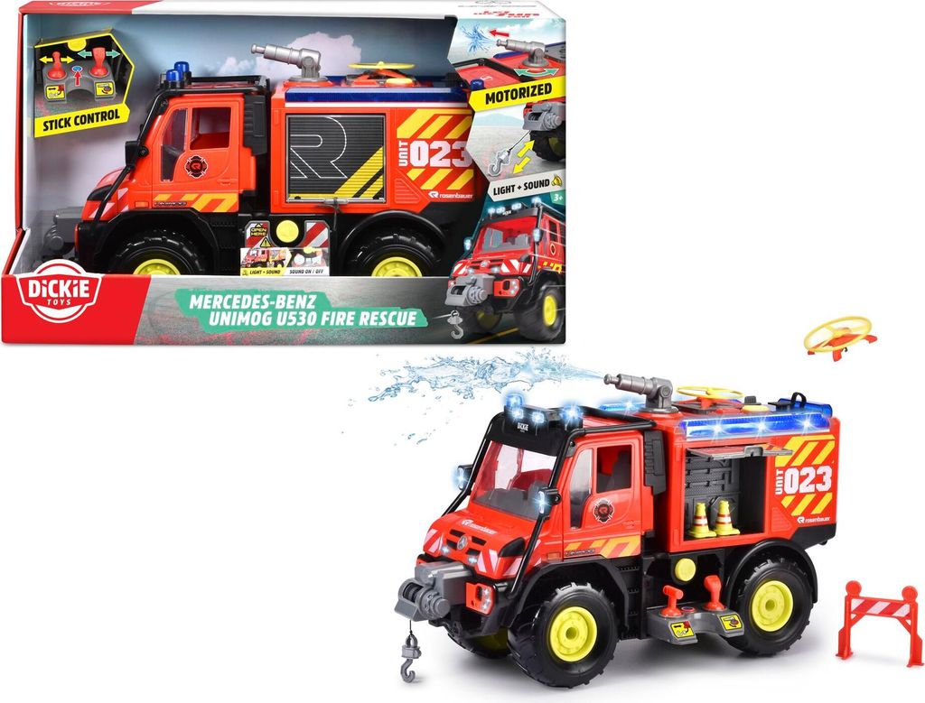 Dickie Unimog U530 Fire Rescue 203719033 Immagine del prodotto 