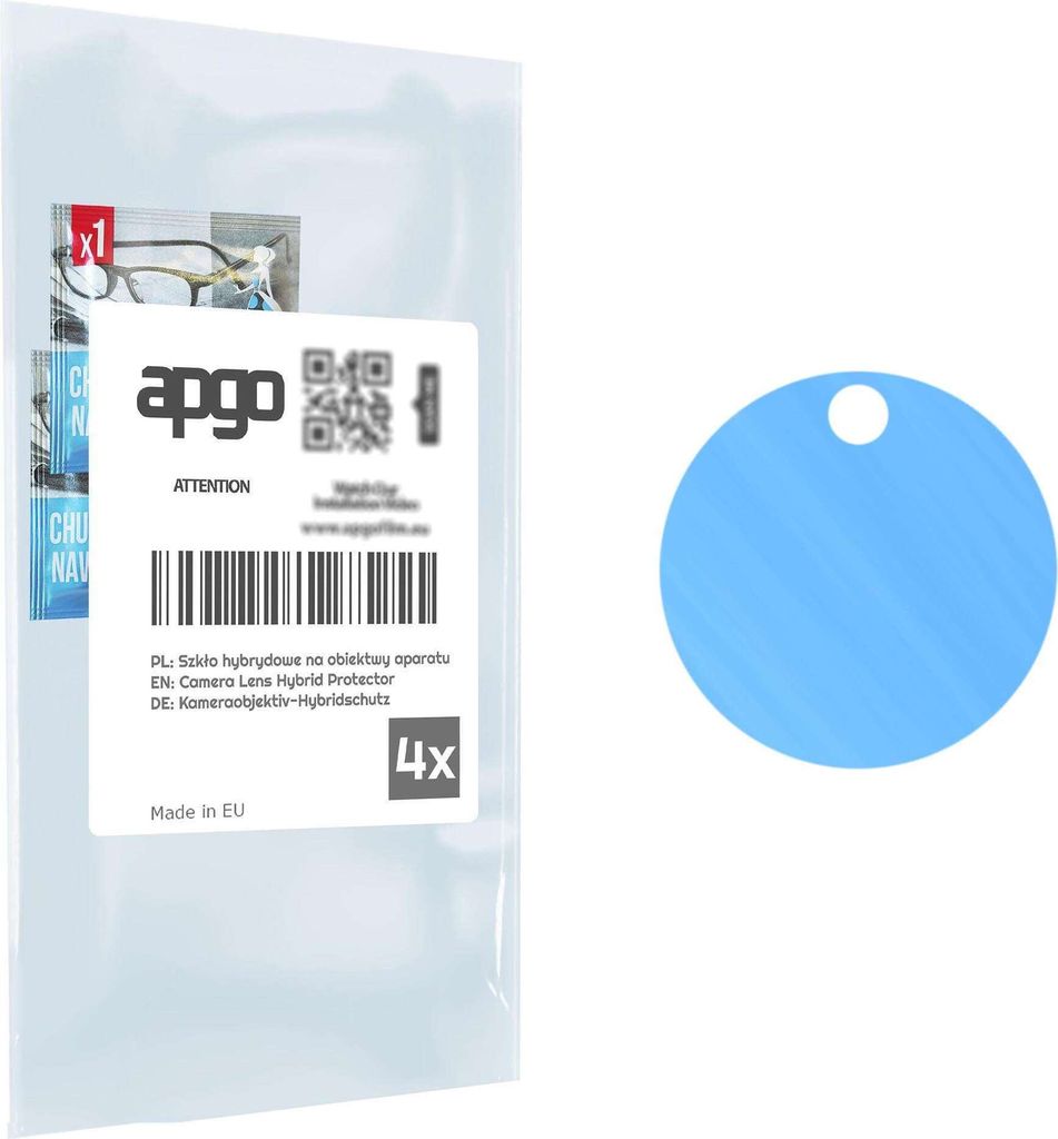 apgo 4 Stück Hybrid Kameraschutz, Kamera-Schutzglas kompatibel mit Realme 11, Linsenschutz, 9H Härte, Schutz für Kameraobjektiv, Anti-Kratzer, t...