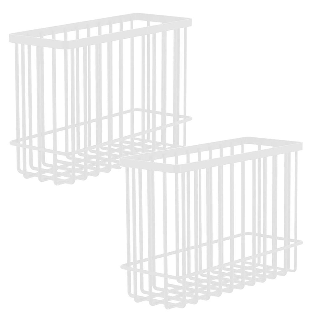 Küchenschrank-Organizer-Aufbewahrungsbox, selbstklebende Metall-Aufbewahrungsboxen für Küchenschränke, 2 Stück, mittelgroßer Organizer für S...