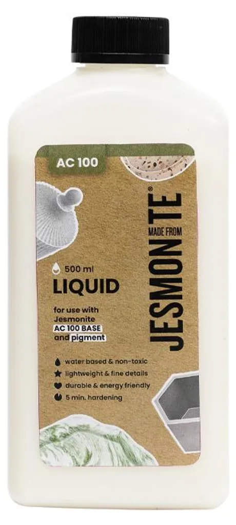 Liquide de moulage Jesmonite AC100 500 ml pour atelier DIY déco