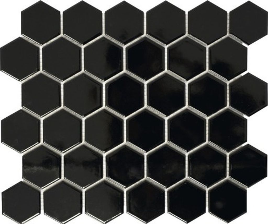 Keramikmosaik HX 090 schwarz 32,5x28,1 cm