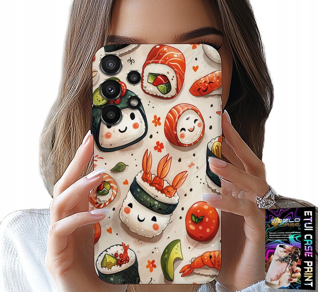 Fall Für Samsung Galaxy A13 4G - Süss Lächelnd Sushi Fall Fall