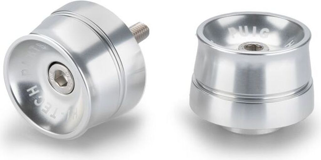 PUIG 21376P Lenkerenden Speed passend fuer APRILIA RS 457 Silber